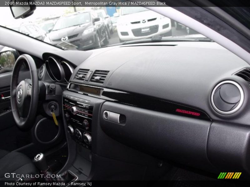 Metropolitan Gray Mica / MAZDASPEED Black 2008 Mazda MAZDA3 MAZDASPEED Sport
