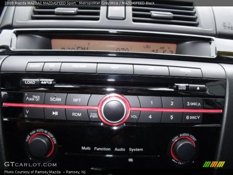 Controls of 2008 MAZDA3 MAZDASPEED Sport