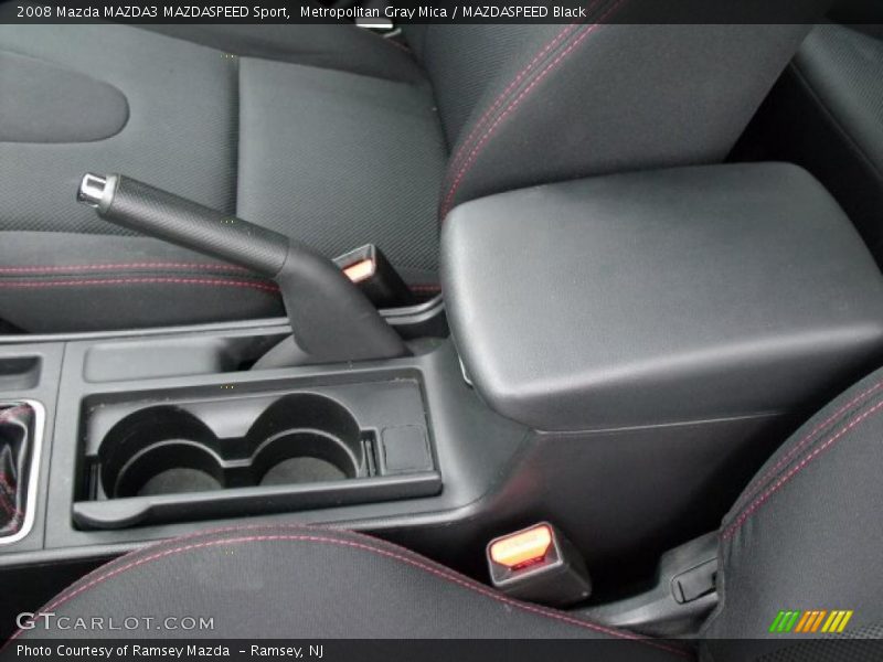Metropolitan Gray Mica / MAZDASPEED Black 2008 Mazda MAZDA3 MAZDASPEED Sport