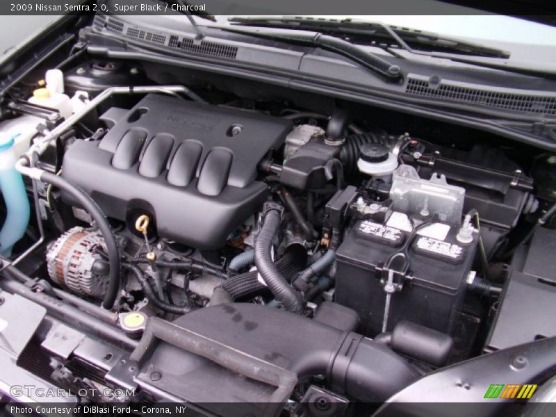 Super Black / Charcoal 2009 Nissan Sentra 2.0