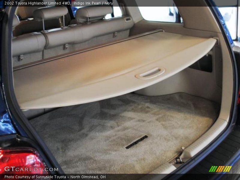 Indigo Ink Pearl / Ivory 2002 Toyota Highlander Limited 4WD