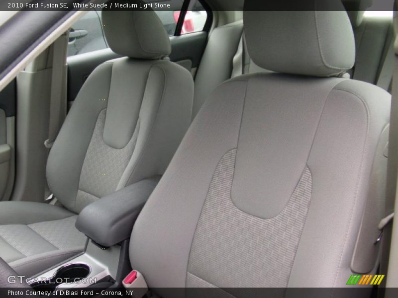 White Suede / Medium Light Stone 2010 Ford Fusion SE