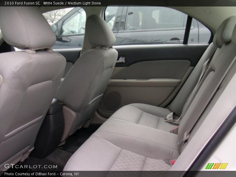 White Suede / Medium Light Stone 2010 Ford Fusion SE