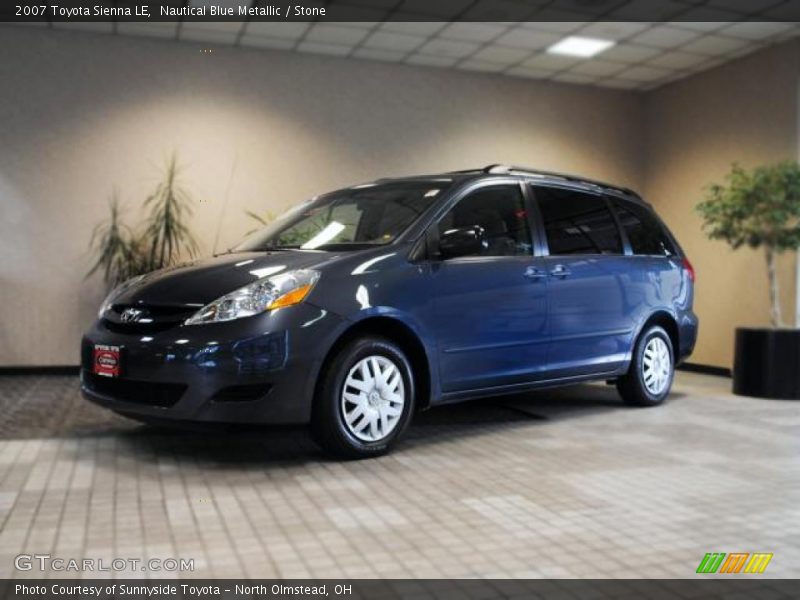 Nautical Blue Metallic / Stone 2007 Toyota Sienna LE