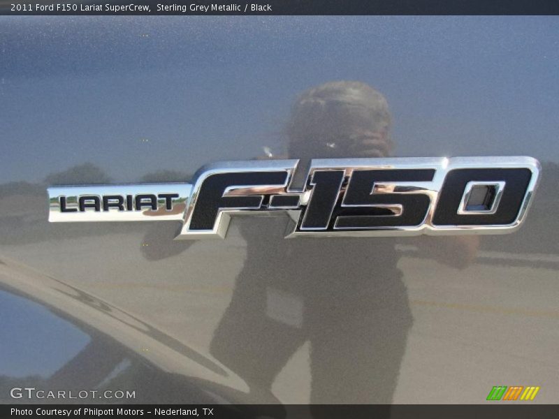 Sterling Grey Metallic / Black 2011 Ford F150 Lariat SuperCrew