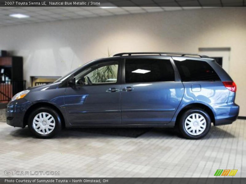 Nautical Blue Metallic / Stone 2007 Toyota Sienna LE