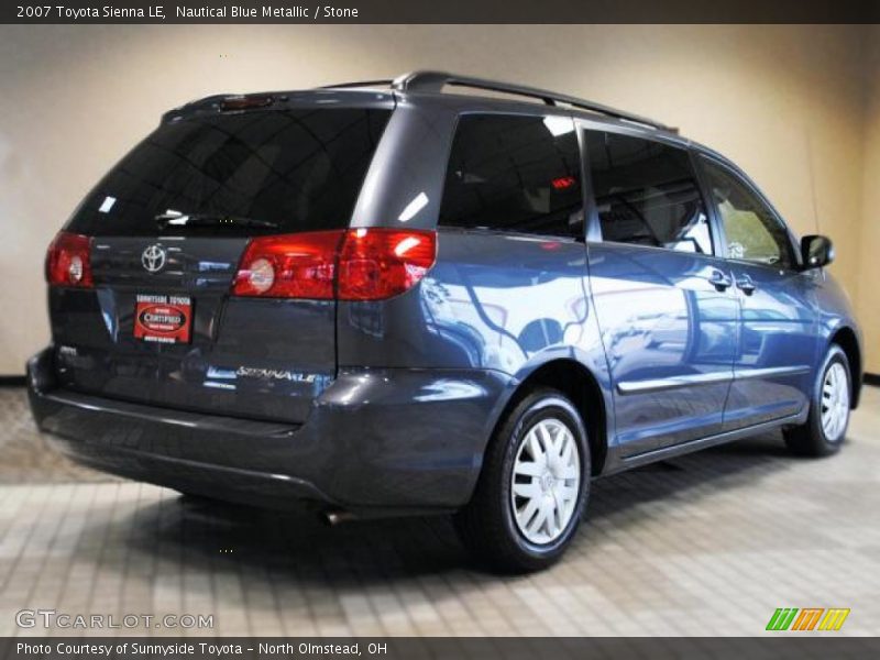 Nautical Blue Metallic / Stone 2007 Toyota Sienna LE