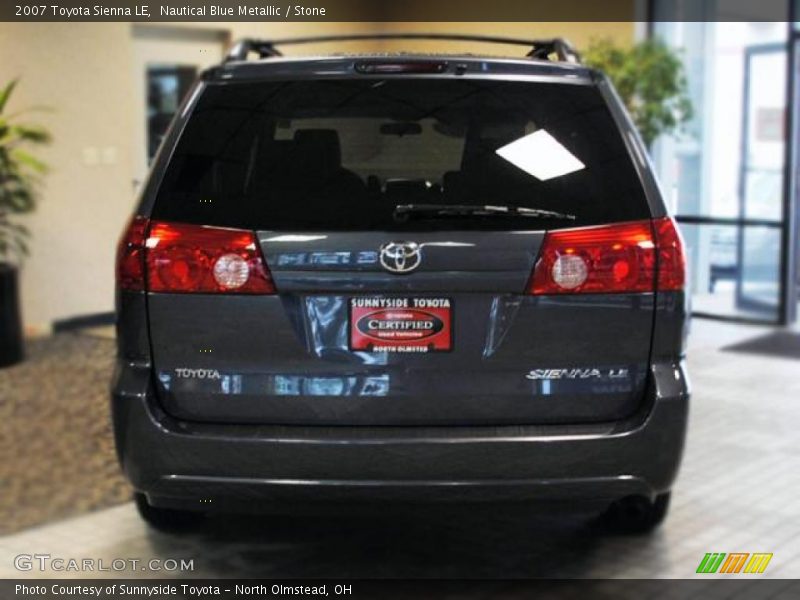 Nautical Blue Metallic / Stone 2007 Toyota Sienna LE