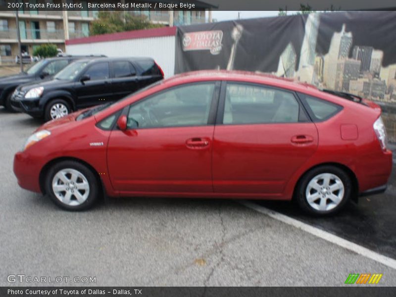 Barcelona Red Metallic / Bisque Beige 2007 Toyota Prius Hybrid