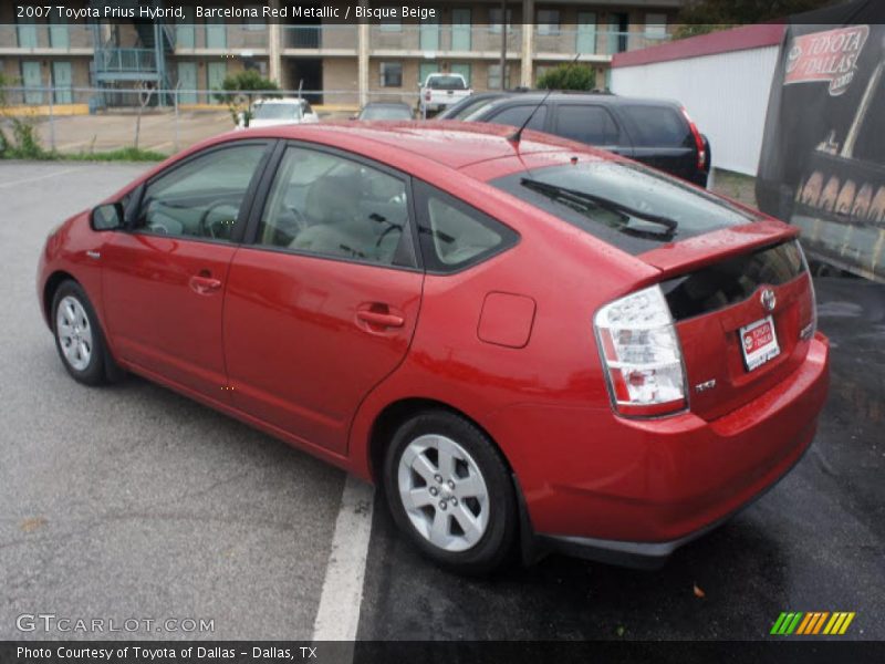 Barcelona Red Metallic / Bisque Beige 2007 Toyota Prius Hybrid