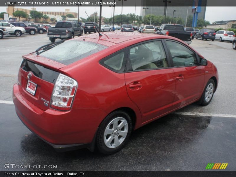 Barcelona Red Metallic / Bisque Beige 2007 Toyota Prius Hybrid