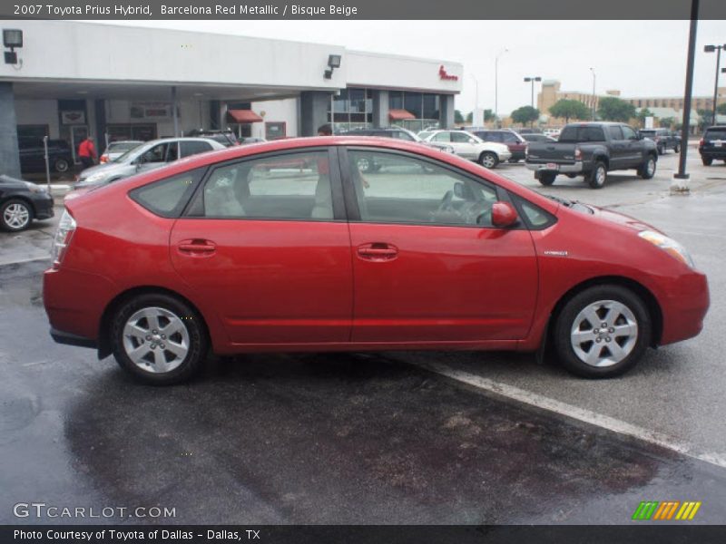 Barcelona Red Metallic / Bisque Beige 2007 Toyota Prius Hybrid