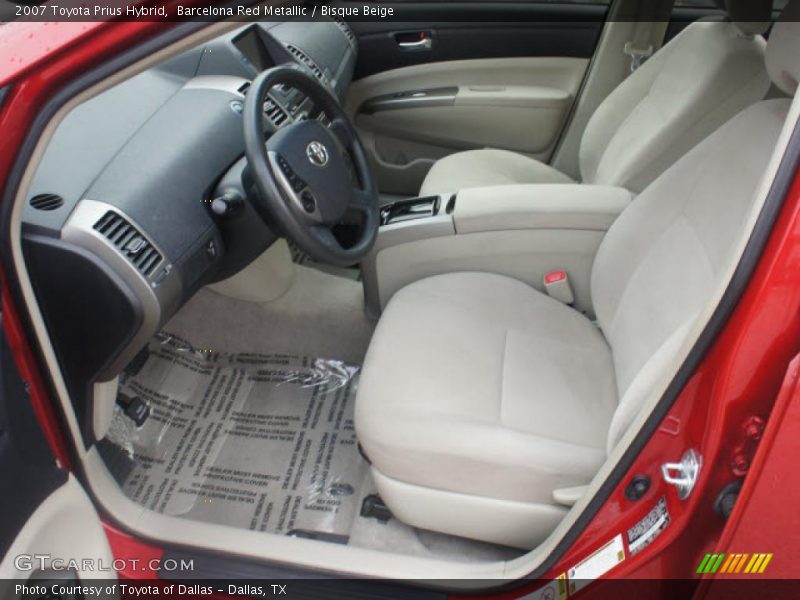 Barcelona Red Metallic / Bisque Beige 2007 Toyota Prius Hybrid