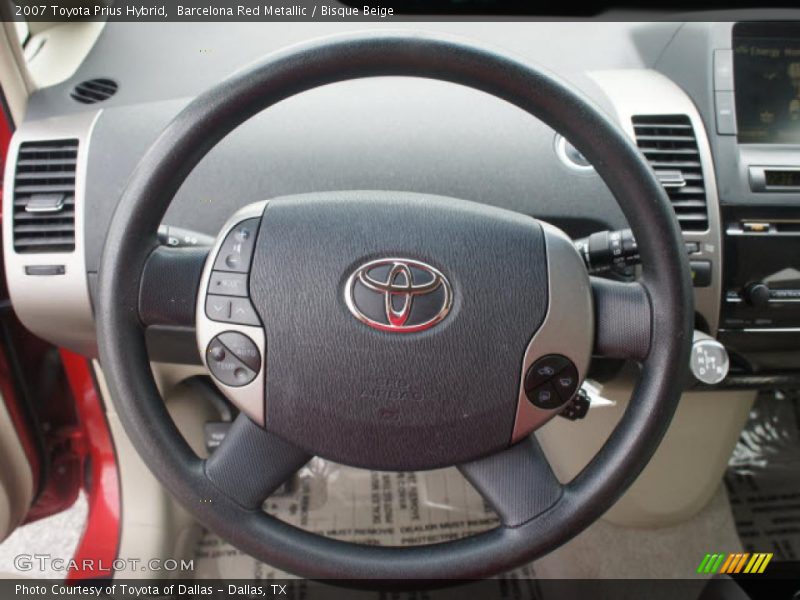 Barcelona Red Metallic / Bisque Beige 2007 Toyota Prius Hybrid