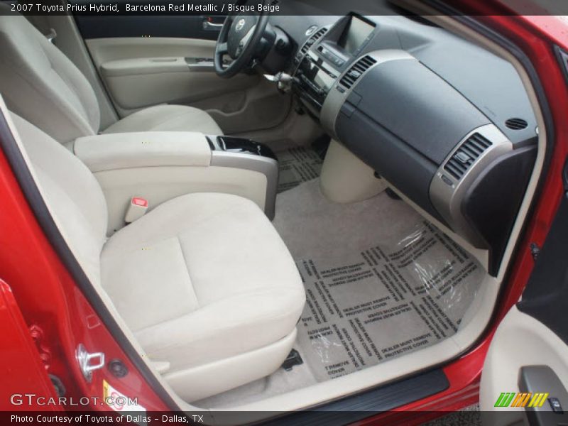 Barcelona Red Metallic / Bisque Beige 2007 Toyota Prius Hybrid