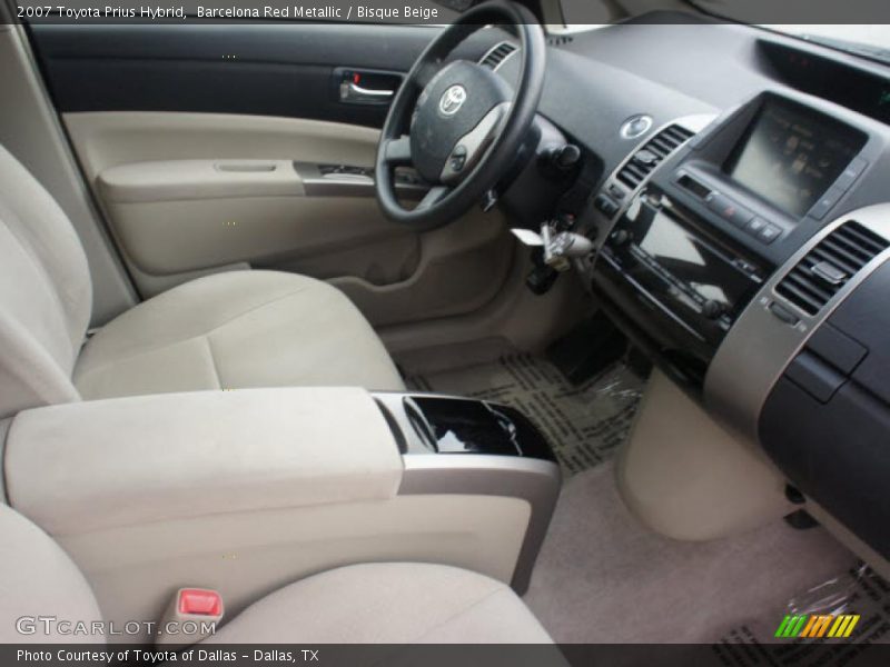Barcelona Red Metallic / Bisque Beige 2007 Toyota Prius Hybrid