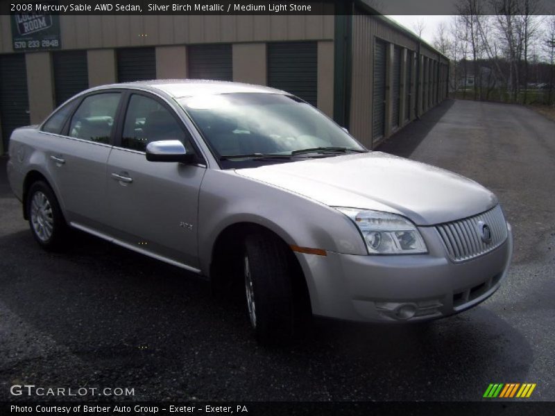 Silver Birch Metallic / Medium Light Stone 2008 Mercury Sable AWD Sedan
