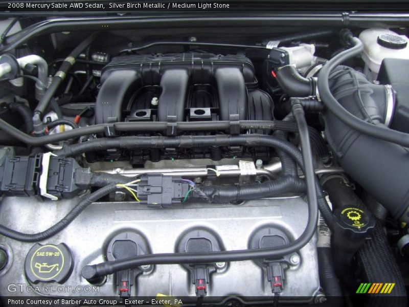 Silver Birch Metallic / Medium Light Stone 2008 Mercury Sable AWD Sedan