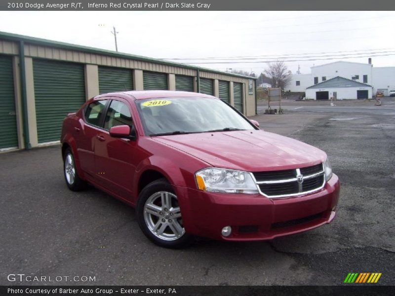 Inferno Red Crystal Pearl / Dark Slate Gray 2010 Dodge Avenger R/T