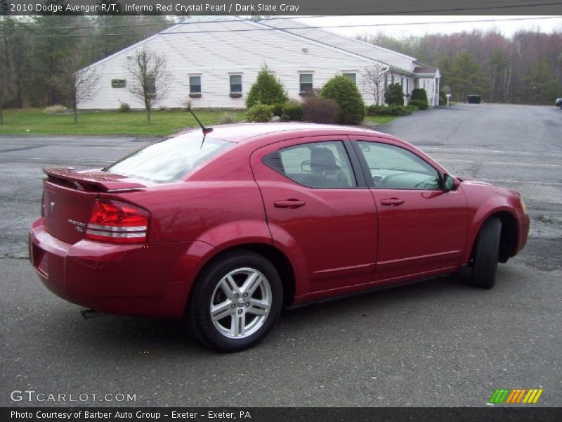 Inferno Red Crystal Pearl / Dark Slate Gray 2010 Dodge Avenger R/T
