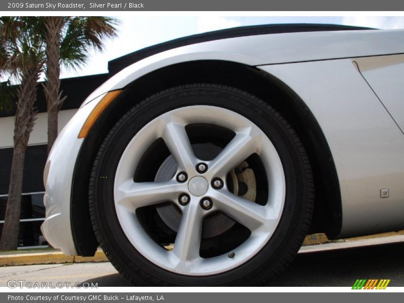 Silver Pearl / Black 2009 Saturn Sky Roadster