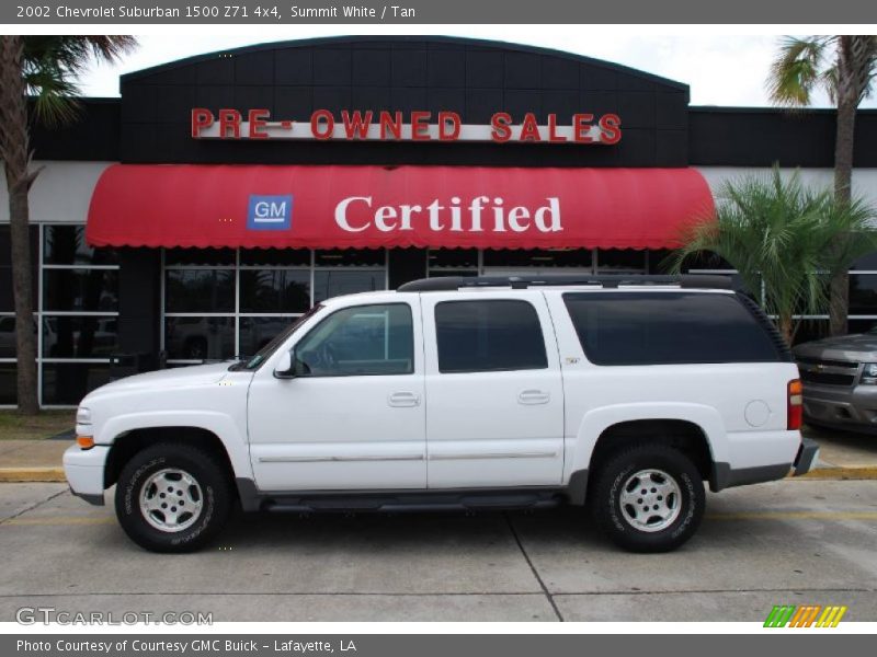 Summit White / Tan 2002 Chevrolet Suburban 1500 Z71 4x4