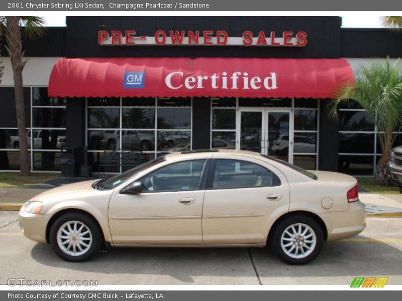 Champagne Pearlcoat / Sandstone 2001 Chrysler Sebring LXi Sedan