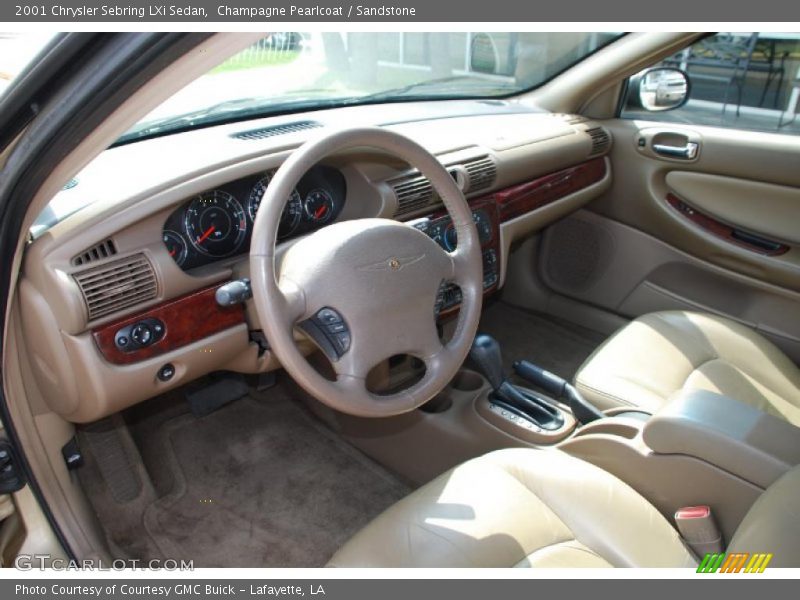 Champagne Pearlcoat / Sandstone 2001 Chrysler Sebring LXi Sedan