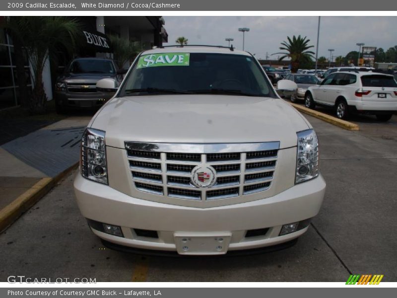 White Diamond / Cocoa/Cashmere 2009 Cadillac Escalade