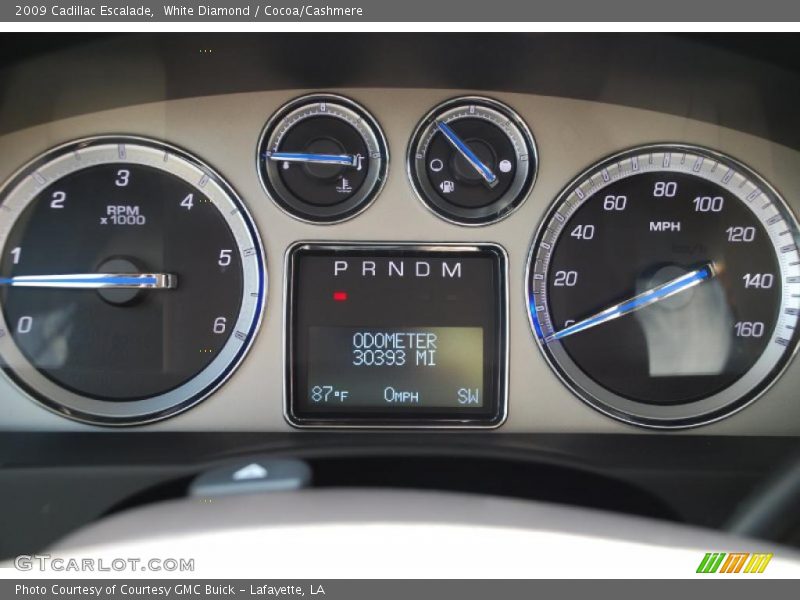 White Diamond / Cocoa/Cashmere 2009 Cadillac Escalade