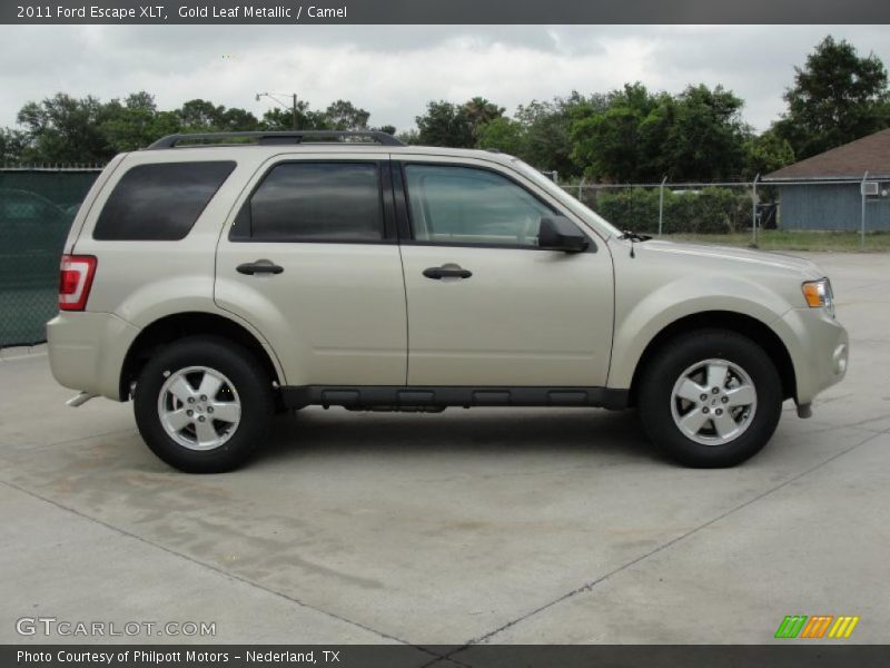 Gold Leaf Metallic / Camel 2011 Ford Escape XLT
