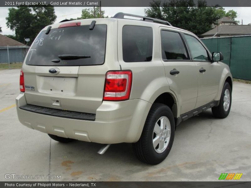 Gold Leaf Metallic / Camel 2011 Ford Escape XLT