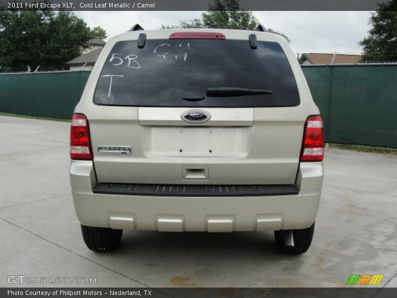 Gold Leaf Metallic / Camel 2011 Ford Escape XLT