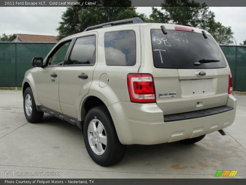 Gold Leaf Metallic / Camel 2011 Ford Escape XLT
