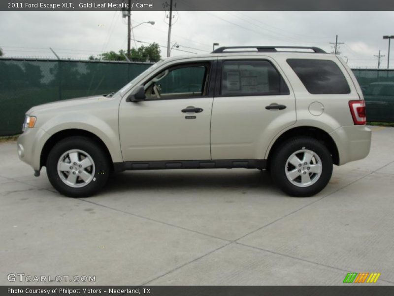Gold Leaf Metallic / Camel 2011 Ford Escape XLT