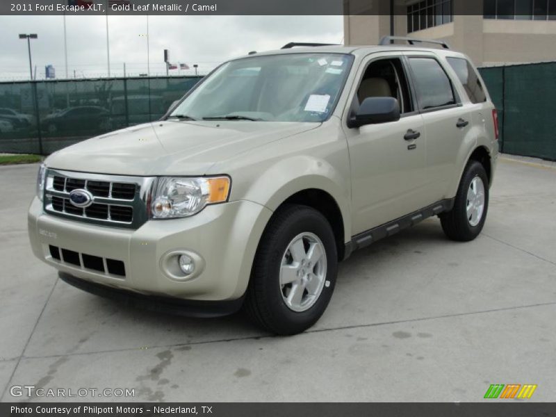 Gold Leaf Metallic / Camel 2011 Ford Escape XLT