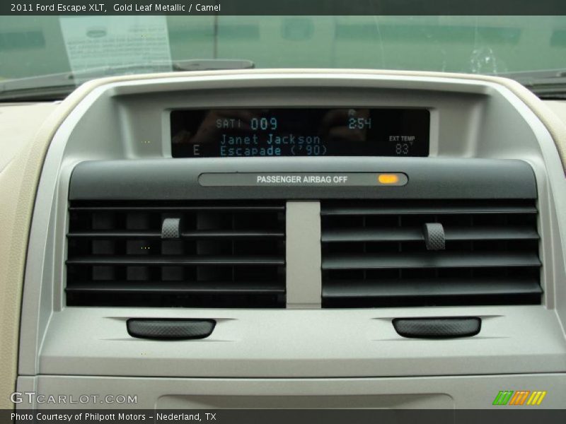 Gold Leaf Metallic / Camel 2011 Ford Escape XLT