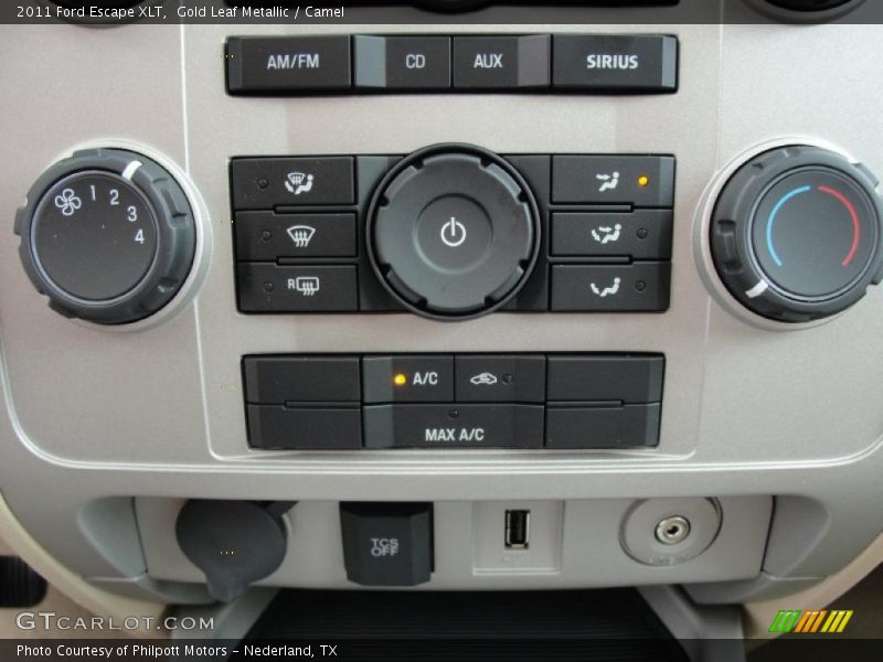 Gold Leaf Metallic / Camel 2011 Ford Escape XLT