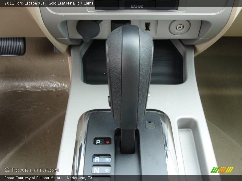 Gold Leaf Metallic / Camel 2011 Ford Escape XLT