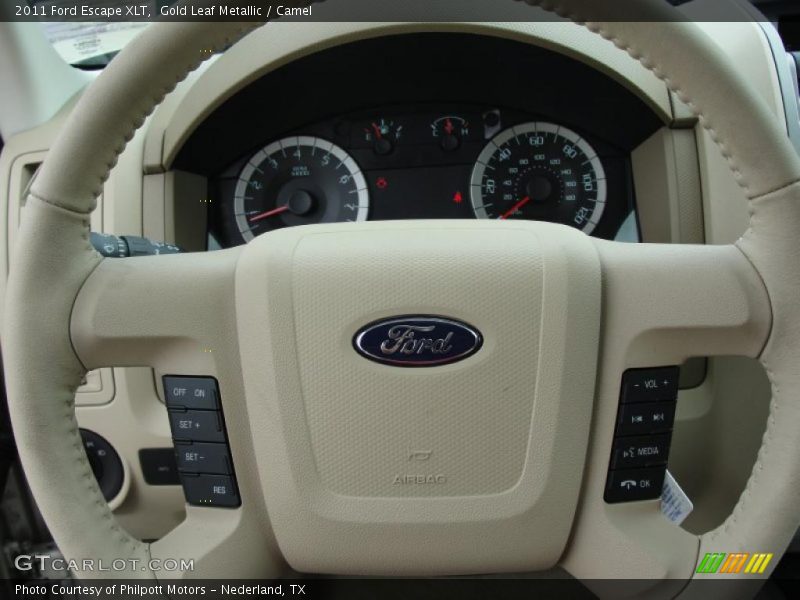 Gold Leaf Metallic / Camel 2011 Ford Escape XLT