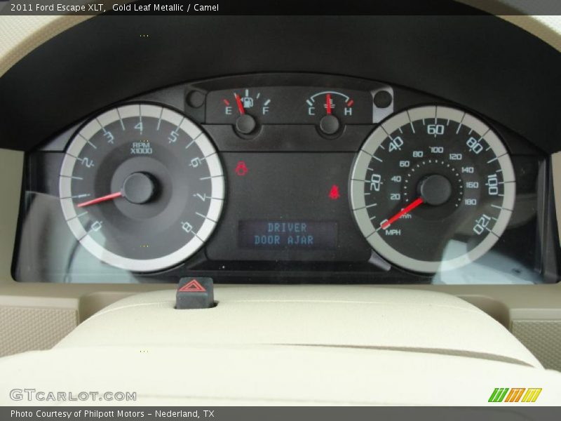 Gold Leaf Metallic / Camel 2011 Ford Escape XLT