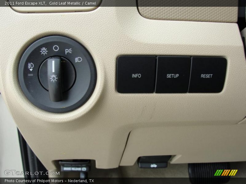 Gold Leaf Metallic / Camel 2011 Ford Escape XLT