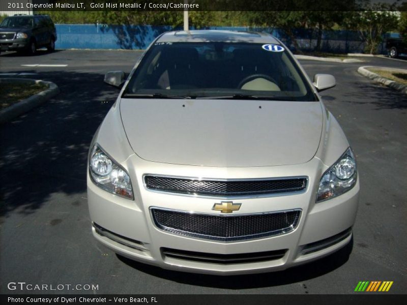 Gold Mist Metallic / Cocoa/Cashmere 2011 Chevrolet Malibu LT