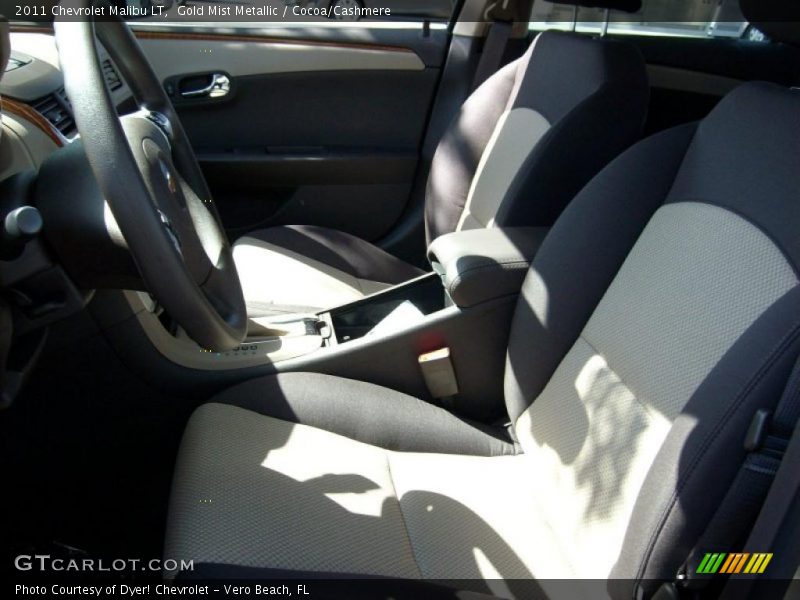 Gold Mist Metallic / Cocoa/Cashmere 2011 Chevrolet Malibu LT
