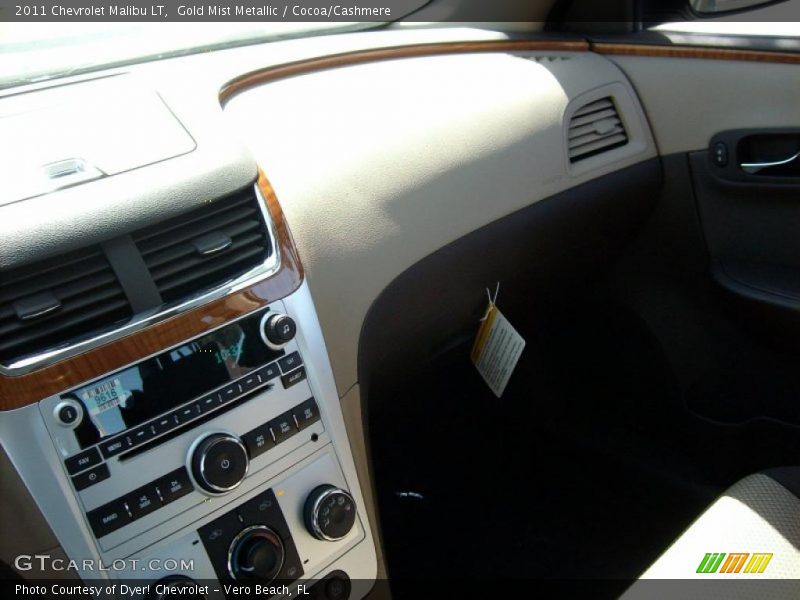 Gold Mist Metallic / Cocoa/Cashmere 2011 Chevrolet Malibu LT