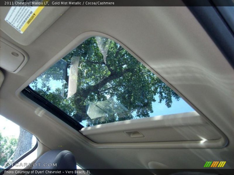 Gold Mist Metallic / Cocoa/Cashmere 2011 Chevrolet Malibu LT