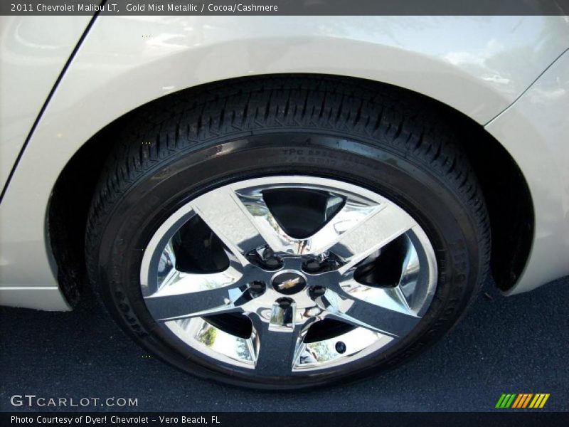 Gold Mist Metallic / Cocoa/Cashmere 2011 Chevrolet Malibu LT