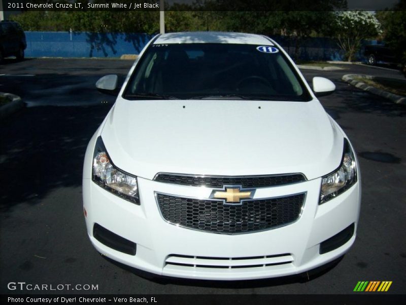 Summit White / Jet Black 2011 Chevrolet Cruze LT