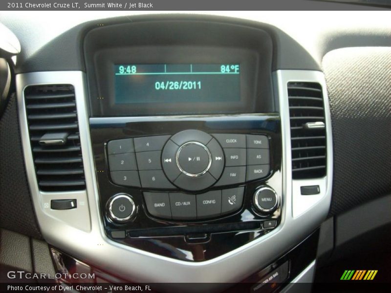 Summit White / Jet Black 2011 Chevrolet Cruze LT