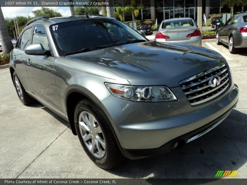 Diamond Graphite Metallic / Graphite 2007 Infiniti FX 35